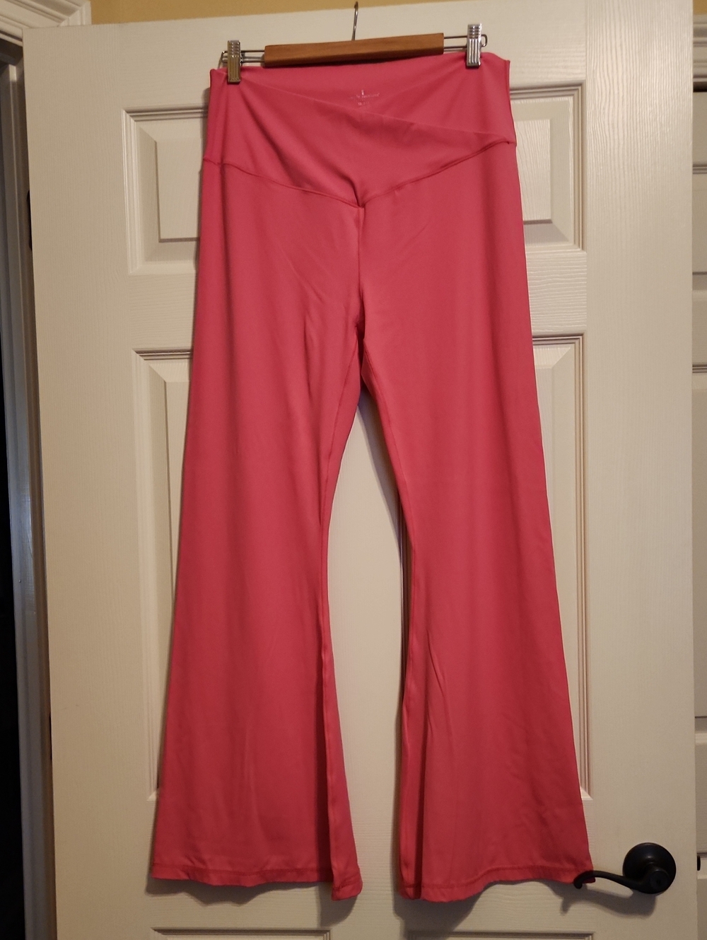 Simply Southern Pink Stretch Flare/Yoga Pants, Like New, XL/XXL